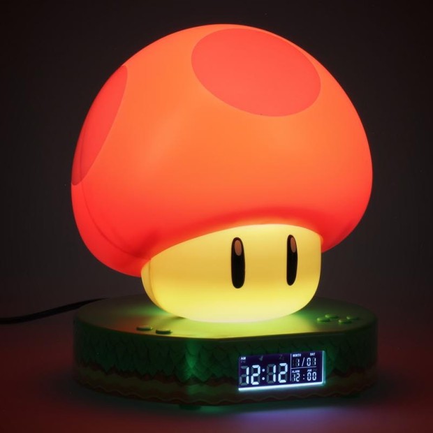 PP10064NN_Super_Mushroom_Digital_Alarm_Clock_product_light_on.jpg